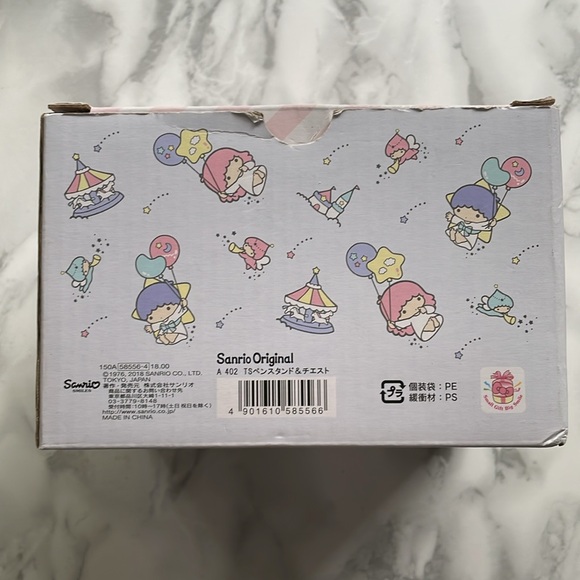 Sanrio NIB Kiki and Lala LITTLE TWIN STARS desk organizer box - Picture 4 of 14